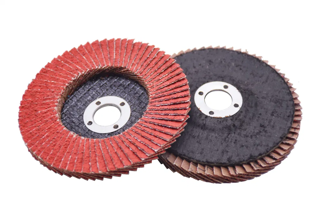 High Sharpness Ceramic Grain Flap Disc with Factory Price for Wood Metal Alloy Stainless Steel Polishing