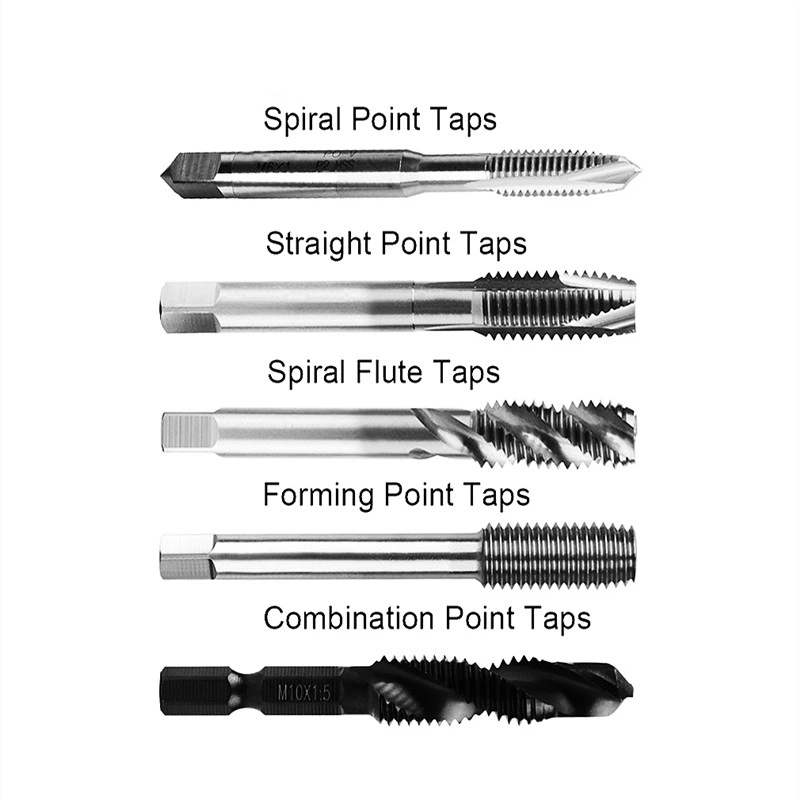 Nitriding Coated DIN371 Spiral Screw Thread Tap HSS-M35 Metric Machine Threading Taps